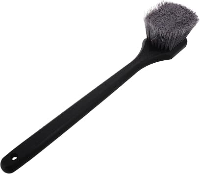 Cabilock Car Wheel Cleaning Brush with Long Handle Multifunctional Auto Tire and Hub Scrubber for Efficient Exterior Car