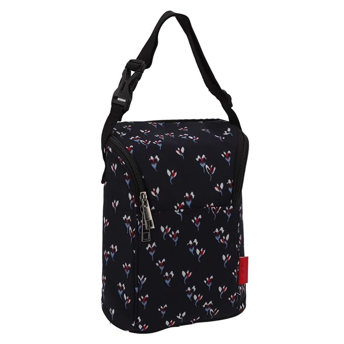 Alomejor baby bottle cooler bag, portable stylish insulated tote bag lightweight for parents outdoor adventures travel s