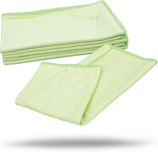 Maxshine 16” x 16” Universal Glass Cleaning Microfiber Towels, 5-Pack (300GSM) | Professional Streak-Free Towels | Lint-Free