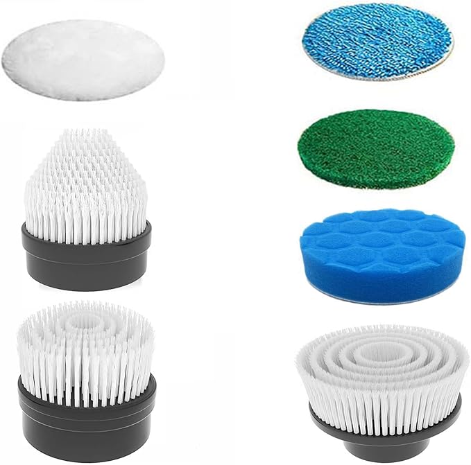 MGLSDeet Electric Spin Scrubber 7Pcs Replacement Brush Heads Kit, for MGLSDeet ANS8050/8051/8052 SXT168 Electric Cleaning Brush