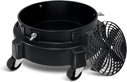 ROBLOCK 5 Gallon Bucket Dolly Roller with Wheels, Detailing Bucket Dolly with Dirt and Grit Traps Insert, Car Wash Acces