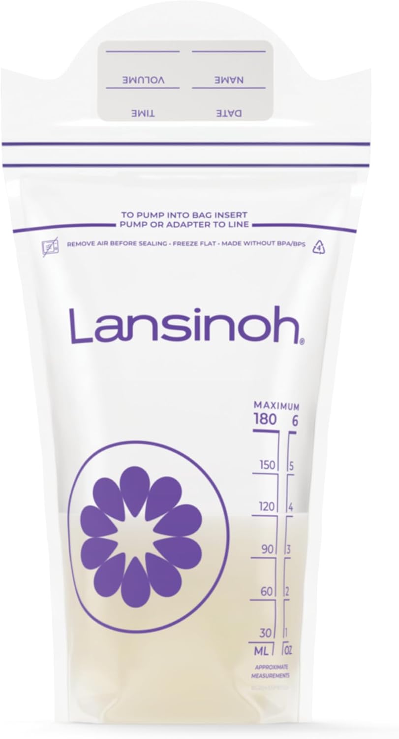 Breastmilk Storage Bags, 6 Ounce, 200 Count