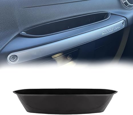 Interior Passenger Grab Handle Organizer Storage Tray Compatible with 2011-2018 Jeep Wrangler JK/JKU 2/4 Door Models