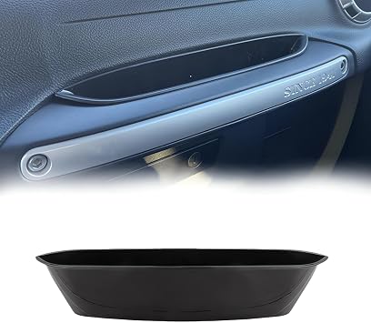 Interior Passenger Grab Handle Organizer Storage Tray Compatible with 2011-2018 Jeep Wrangler JK/JKU 2/4 Door Models