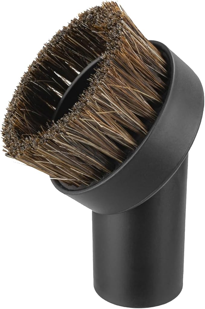 Round Soft Horse Hair Vacuum Brush Attachment For Shark Vacuum Brush Attachment, Vacuum Attachments & Brushes, For Multiple Household Vacuums Cleaners(1-3/8'' Vacuums Dusting Brushs)