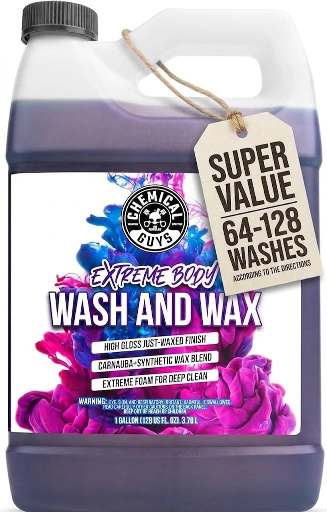 Extreme Bodywash & Wax Car Wash Soap, 1 Gallon