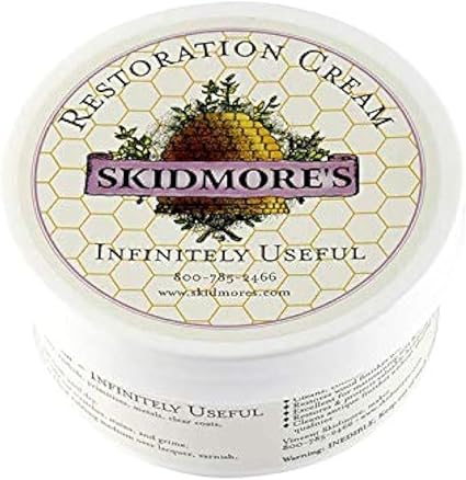Skidmore's Restoration Cream | Leather Repair for Furniture, Leather Conditioner | Restoration Cream will Restore Antiqu