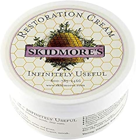 Skidmore's Restoration Cream | Leather Repair for Furniture, Leather Conditioner | Restoration Cream will Restore Antiqu