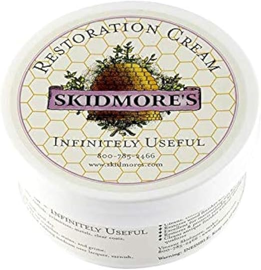 Skidmore's Restoration Cream | Leather Repair for Furniture, Leather Conditioner | Restoration Cream will Restore Antiqu