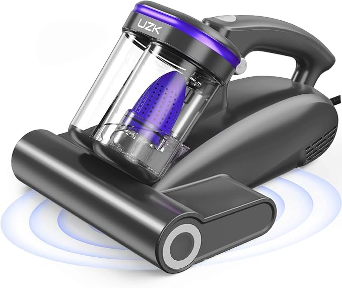 Mattress Vacuum with UV-C Light,16Kpa Bed Vacuum Cleaner for Sofa,Crib - Cleanova