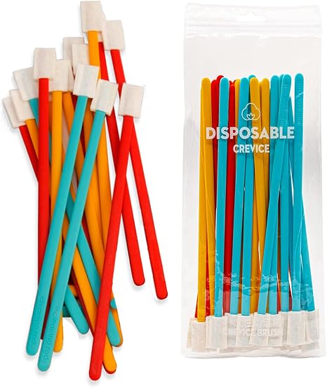 Crevice Cleaning Brush, Crevice Cleaning Tools kit, Disposable Toilet Brush,Crevice Cleaning Brushes for Household Use, 