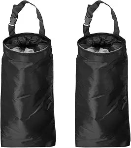 2PCS Hanging Car Garbage Bag for Back Seat - Universal Detachable Trash Bag Car Garbage Can with Elastic Opening, Washab