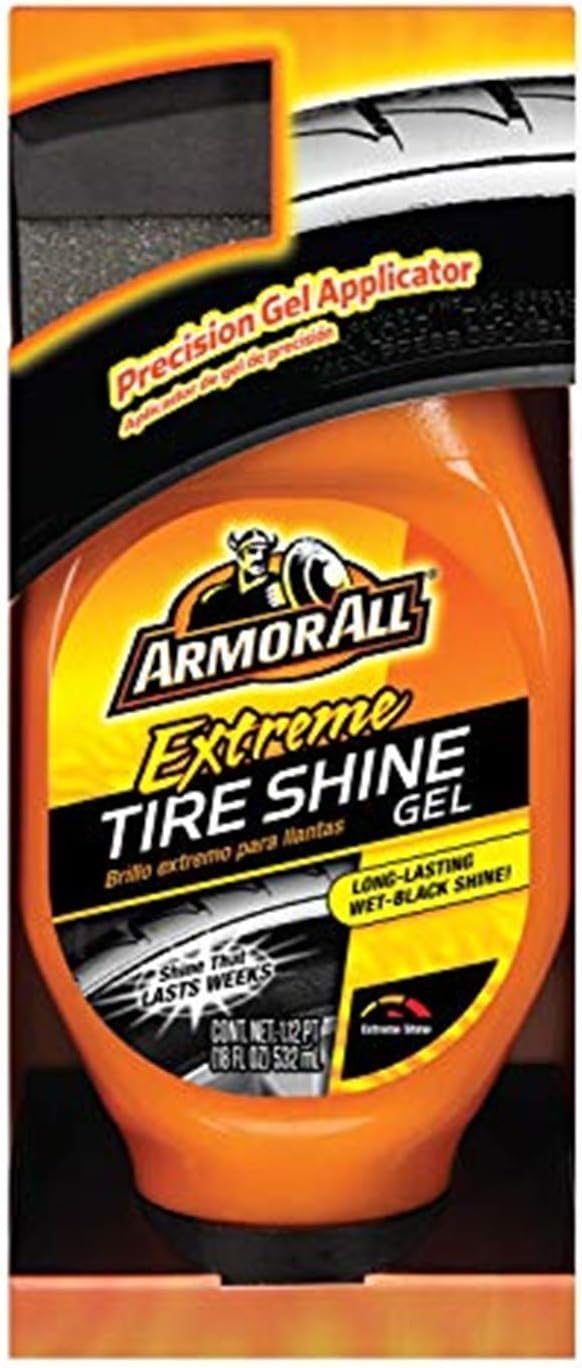 Armor All Extreme Tire Shine Gel by Armor All, Tire Shine for Restoring Color and Tire Protection, 18 Fl Oz
