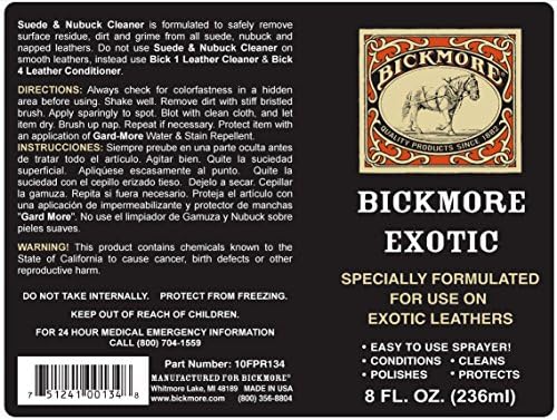 Exotic Leather Cleaner & Conditioner 8 oz (2-Pack)