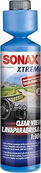 SONAX XTREME CLEAR VIEW 1:100 (250 ml) - Highly effective concentrate for the windscreen washer during summer. Compatibl