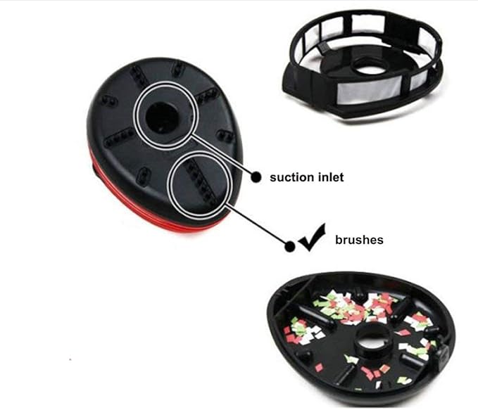 Ladybug Cartoon Mini Vacuum Cleaner Dust Sweeper Cordless Corner Desktop Vacuum Cleaner Mini Cute Home Office