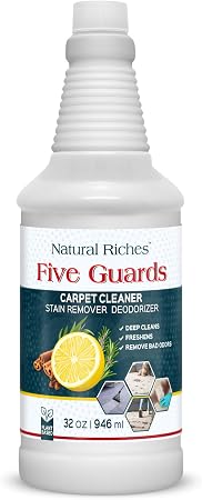 Natural Riches Upholstery Carpet Cleaner Shampoo 32 Fl Oz Machine Formula