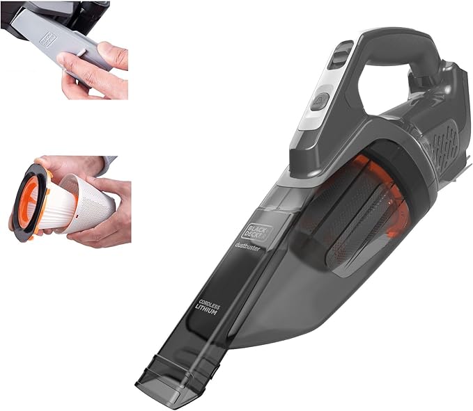 BLACK+DECKER dustbuster 20V MAX* POWERCONNECT Cordless Handheld Vacuum, Tool Only (BCHV001B)