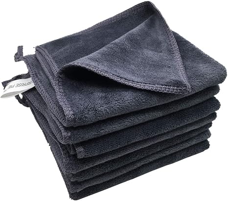 400 GSM Premium Microfiber Cleaning Cloths, Ultra Absorbent Lint Free Towels & Cleaning Rags for Car Detailing, Kitchen,
