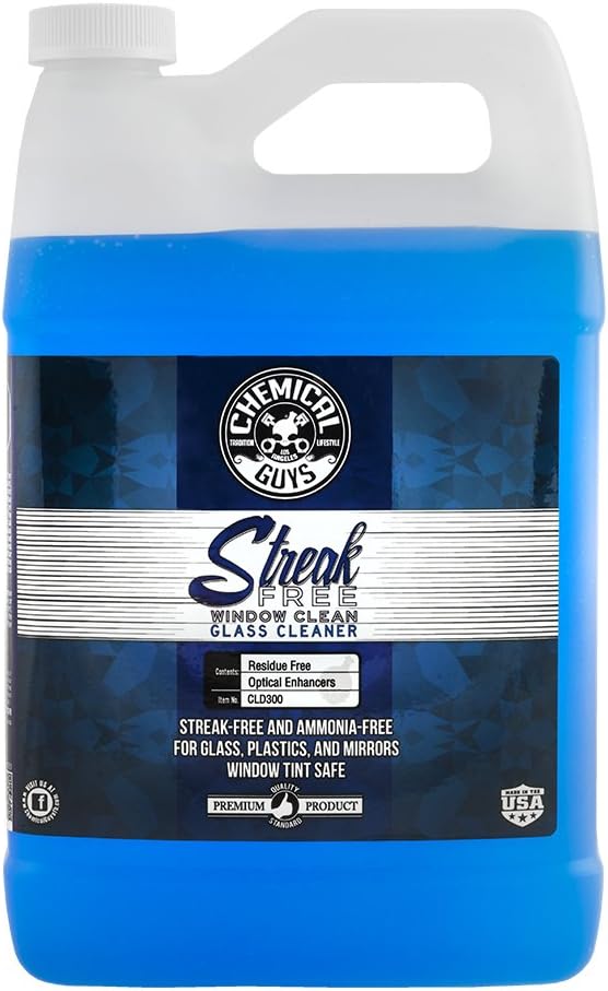 Streak-Free Glass & Window Cleaner, Ammonia-Free, 1 Gallon