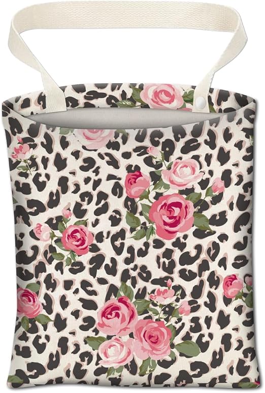 Car Trash Can, Cute Car Trash Bag, Hanging Car Organizer and Storage Bag, Trash Bin for Car Accessories, Vehicle, Travel