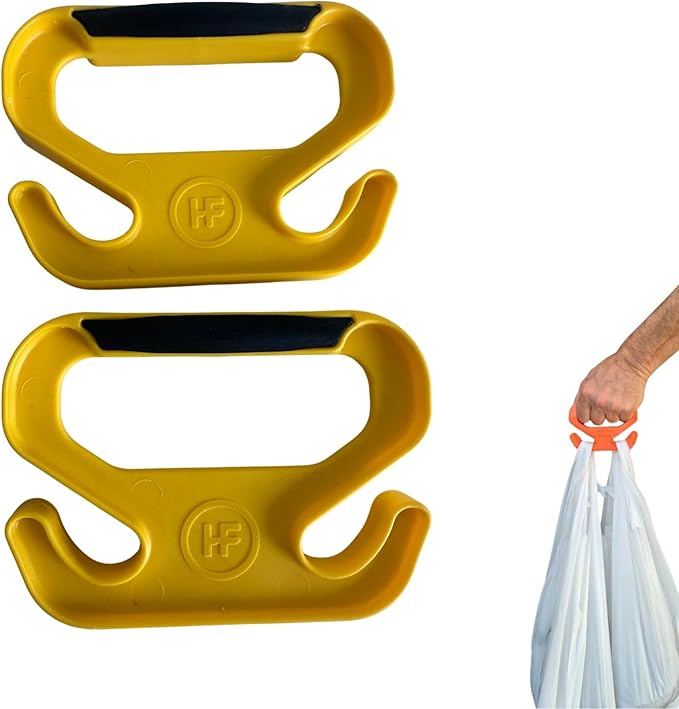 Handle Magic (2 Units) Bag Carriers | Ergonomic Grip and Bag Holder | Pocket Size | Lightweight & Comfortable for Shoppi