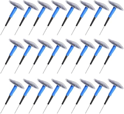 Tire Puncture Repair Mushroom Plug Patches, Acouto Car Tire Plug Patch Kit 24pcs Tire Repair Patch Plug Combo Universal 