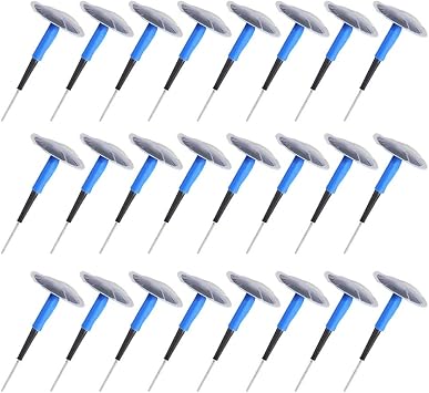 Tire Puncture Repair Mushroom Plug Patches, Acouto Car Tire Plug Patch Kit 24pcs Tire Repair Patch Plug Combo Universal 