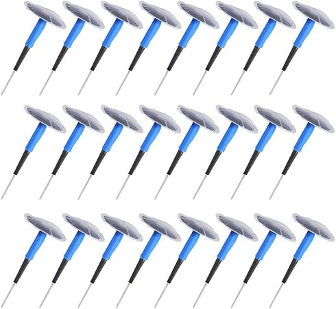 Tire Puncture Repair Mushroom Plug Patches, Acouto Car Tire Plug Patch Kit 24pcs Tire Repair Patch Plug Combo Universal 