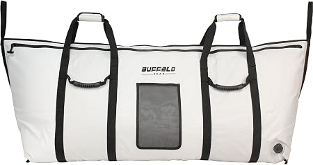 Buffalo Gear Large Fish Kill Bag, 60in 72in 90in Fish Cooler Bag Portable Tuna Bag Keep Ice-Cold and Fresh over 48H