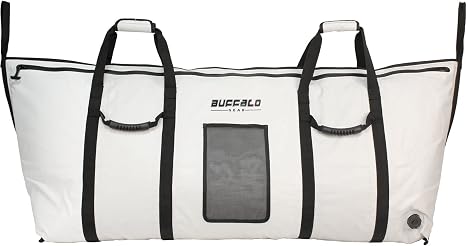 Buffalo Gear Large Fish Kill Bag, 60in 72in 90in Fish Cooler Bag Portable Tuna Bag Keep Ice-Cold and Fresh over 48H