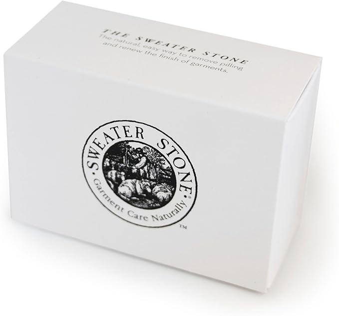The Original Since 1985 - Garment Care for Sweaters and Knits - A Pumice-Like Brick for Removing Pilling and Balling - A Knitters Secret - Made in The USA