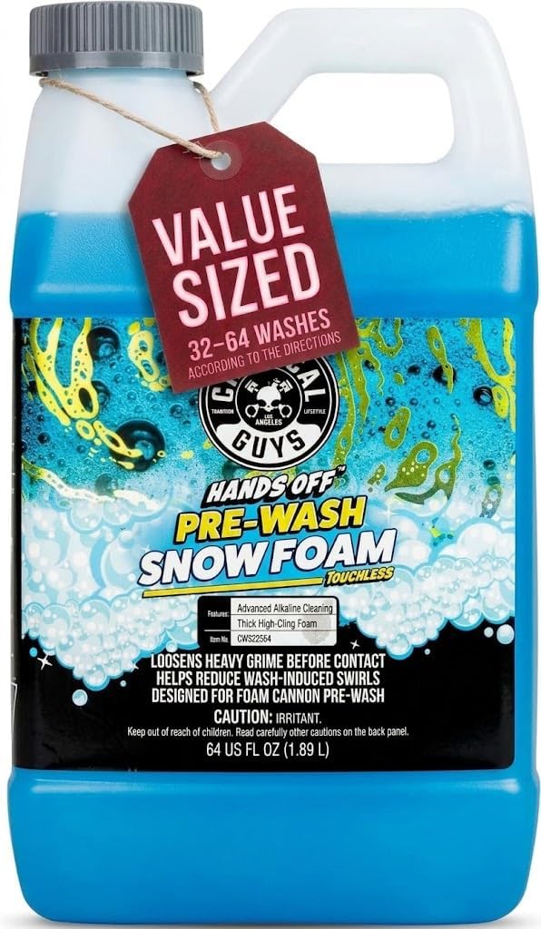 Snow Foam Pre Wash Car Wash Soap for Foam Cannons, 64 oz