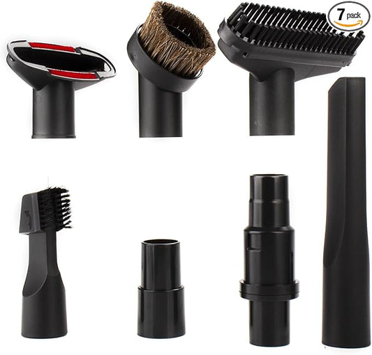 7 Pack for Shark Vacuum Attachments Replacement kits with Vacuum Brush Attachment and for Shark Crevice Tool and Vacuum Hose Adapter (7-Pack, 7)