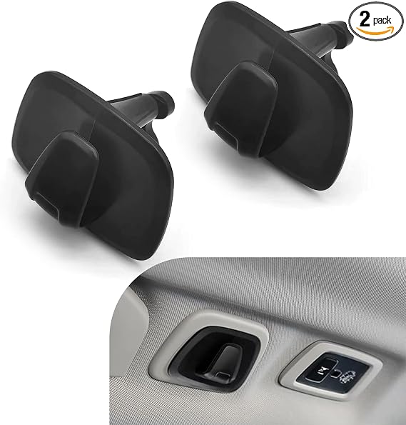 Pack-2 Car Interior Roof Hooks, ABS Plastic Multifunctional Roof Hook for Car, Car Hooks for Hanging Clothes, Bags and U