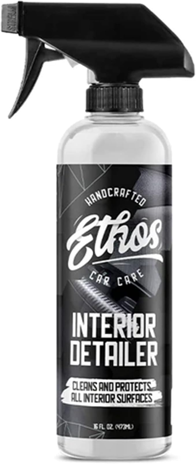 Ethos Interior Detailer Spray - Interior Car Cleaner Easily Cleans & Protects All Interior Surfaces | Non Greasy Satin F