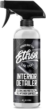 Ethos Interior Detailer Spray - Interior Car Cleaner Easily Cleans & Protects All Interior Surfaces | Non Greasy Satin F