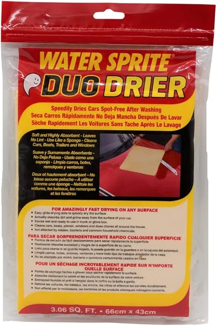 S.M. Arnold Water Sprite Zippy WSY3-2 Drier-Resistant to Most Chemicals and unharmed by Grease and Oil-Speedily Dries Ca