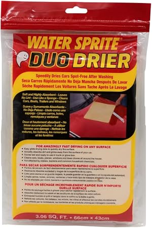 S.M. Arnold Water Sprite Zippy WSY3-2 Drier-Resistant to Most Chemicals and unharmed by Grease and Oil-Speedily Dries Ca