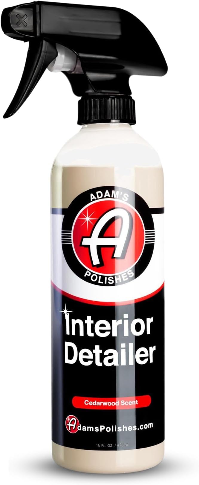Adam's Polishes Interior Detailer 16 fl. oz (Cedarwood) - Total Car Interior Cleaner, Protectant & Dressing | All Purpos