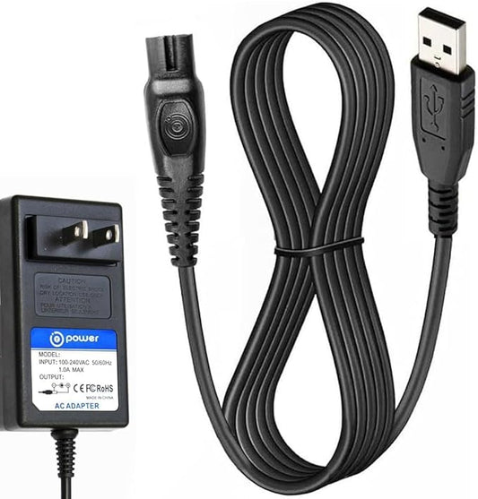 T POWER 5V Charging Cord for Bymore Fabric Shaver Sweater Shaver and Popchose Lint Remover Fuzzs Pills Pilling Trimmer Replacement Ac Dc Adapter Car Charger Power Supply Cord