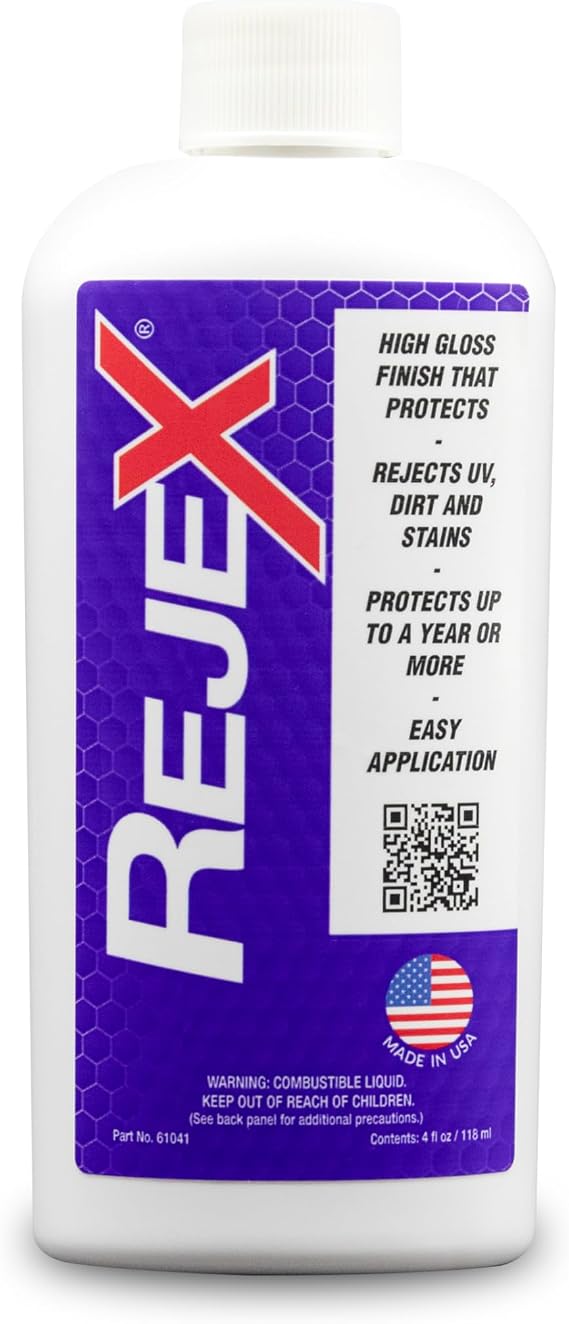 RejeX High Gloss Finish That Protects, Long-Lasting Polymer Coating for Cars, Trucks, Boats, RV, Motorcycles, Aircraft, 