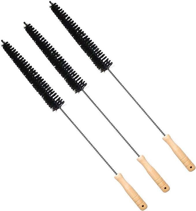 Dryer Vent Cleaner Kit (3-Pack): Flexible Extra Long Lint Brush & Refrigerator Coil Brush - Professional Dust & Pet Hair Remover for Appliance Cleaning.