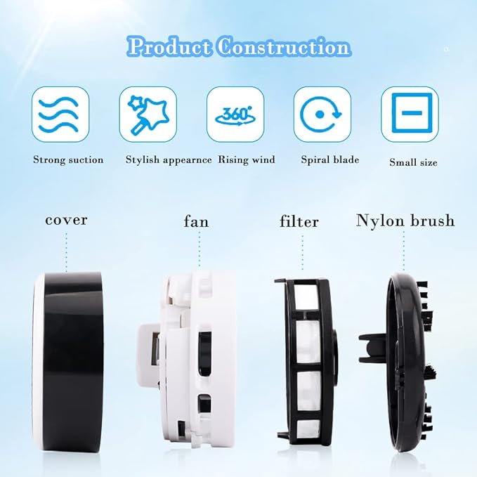 Desk Vacuum Cleaner Mini, Portable Desktop Vacuum, Mini Crumb Dust Desk Vacuum Cordless Sweeper for Home, Office,Cars,Pet Hairs,No Battery Included