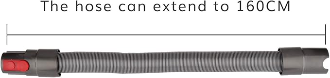 Fullclean Mattress Tool and Extension Flexible Hose Kit Compatible with Dyson Gen 5 V15 V15s V12 V11 V10 V9 V7 V8 Absolute Detect Torque Drive Cyclone Cordless Handheld Vacuum Cleaner