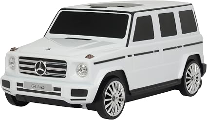Best Ride On Cars Mercedes G-Class Suitcase Ride On Push Car, Carry-On Luggage for Travel, Realistic Car Look, Inbuilt S