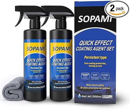 Sopami Car Coating Spray, Quick Effect Coating Agent - 33.8 FL OZ