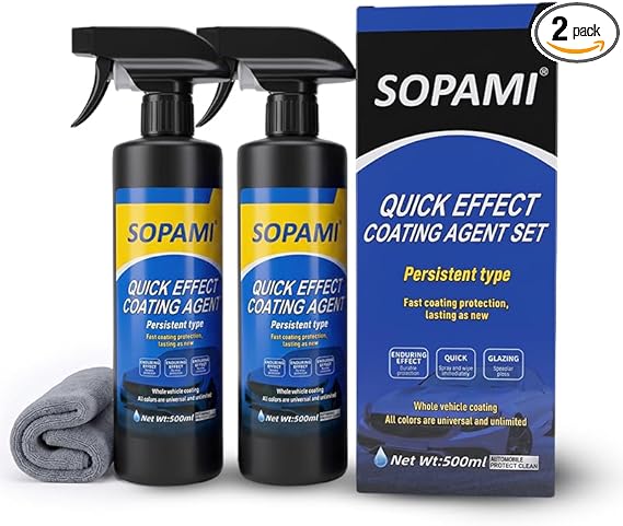 Sopami Car Coating Spray, Quick Effect Coating Agent - 33.8 FL OZ
