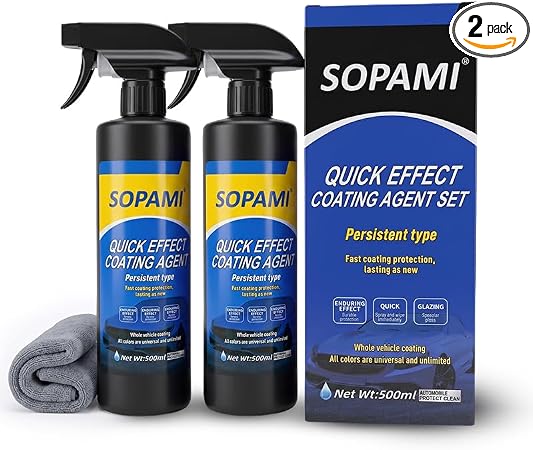 Sopami Car Coating Spray, Quick Effect Coating Agent - 33.8 FL OZ