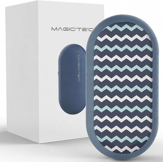 Rechargeable Fabric Shaver, Magictec Lint Remover Sweater Defuzzer Lints Fuzzs Pills Pilling Trimmer for Clothes and Furniture -Battery Operated (Coastline)